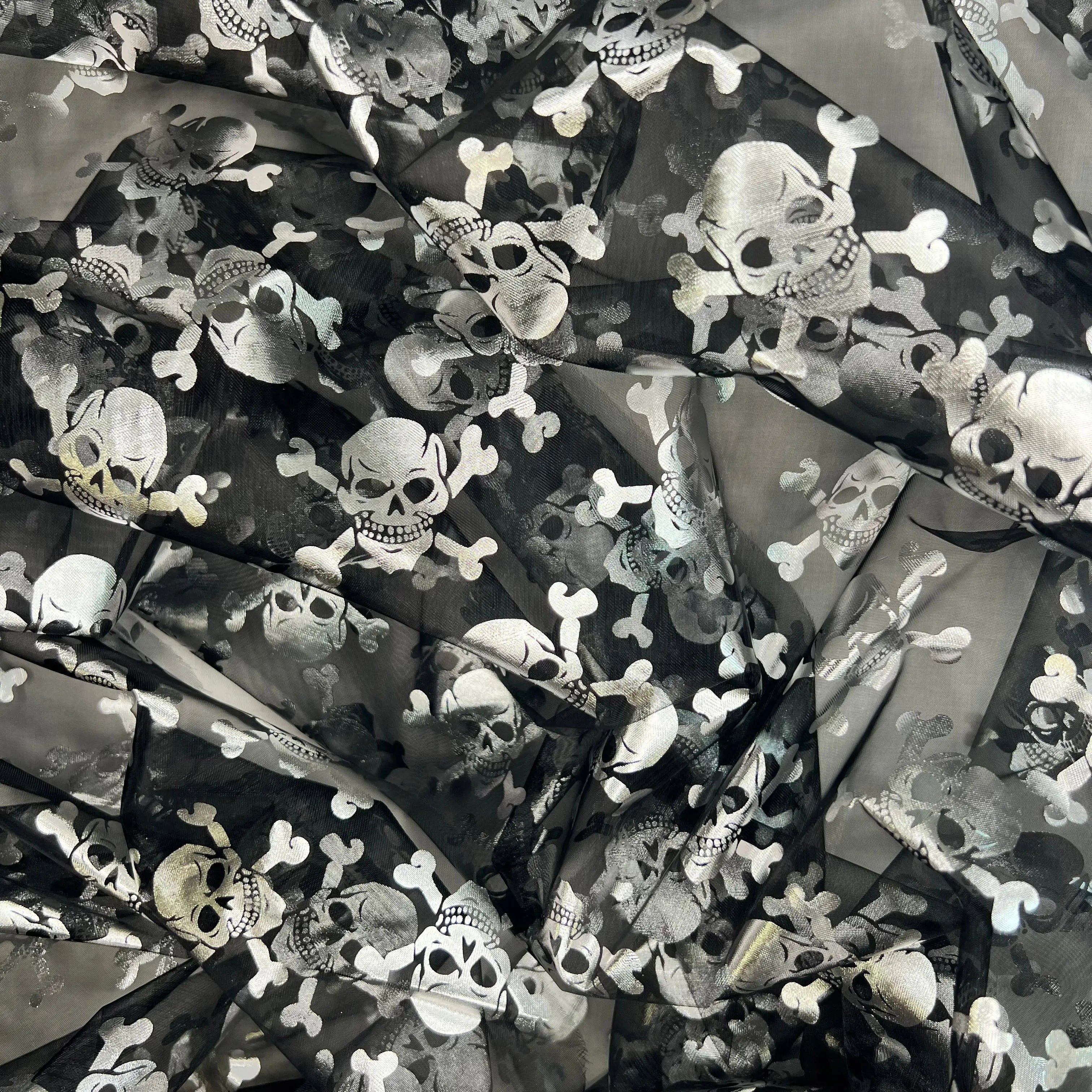 Organza Foil Fabric | Patterned & Christmas Foil 59