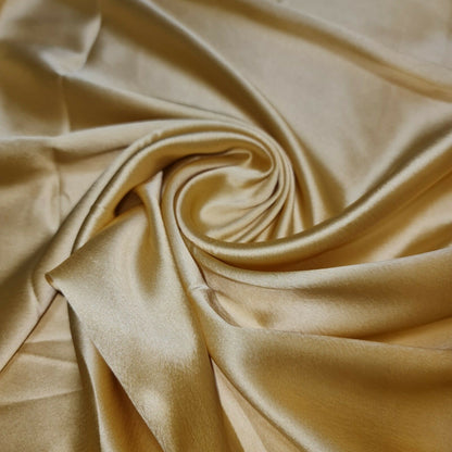 Satin Charmeuse Glossy Silky Polyester Fabric – 44" Wide – Bridal Dress, Craft & Event Material – 23m Bolt/Roll