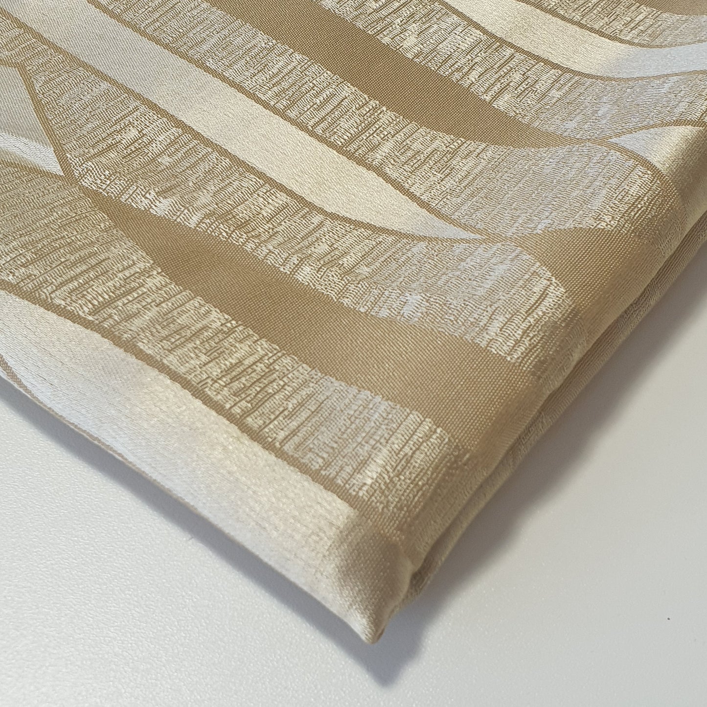 Luxurious Satin Jacquard Fabric – 58" Wide Upholstery & Dressmaking Material with Floral, Paisley, Stripe & Geometric Designs
