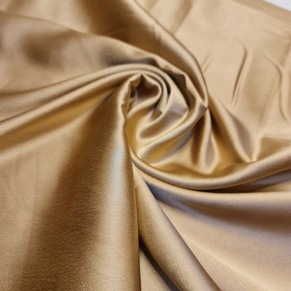 Satin Charmeuse Glossy Silky Polyester Fabric – 44" Wide – Bridal Dress, Craft & Event Material – 23m Bolt/Roll