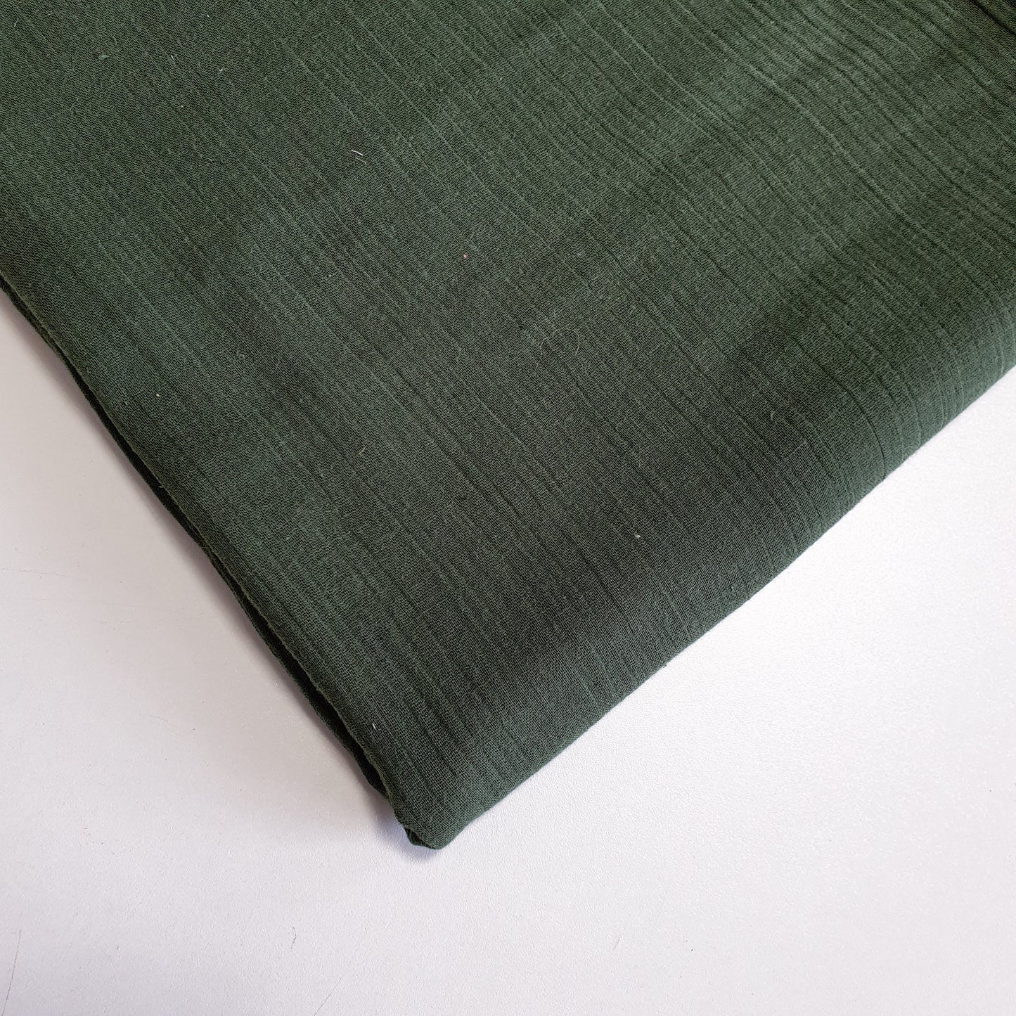 Double Gauze 100% Cotton Fabric – 58" Wide Soft Muslin Material for Dresses, Baby Clothes & Crafts