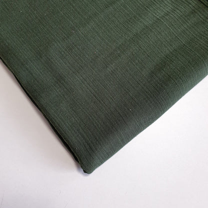 Double Gauze 100% Cotton Fabric – 58" Wide Soft Muslin Material for Dresses, Baby Clothes & Crafts
