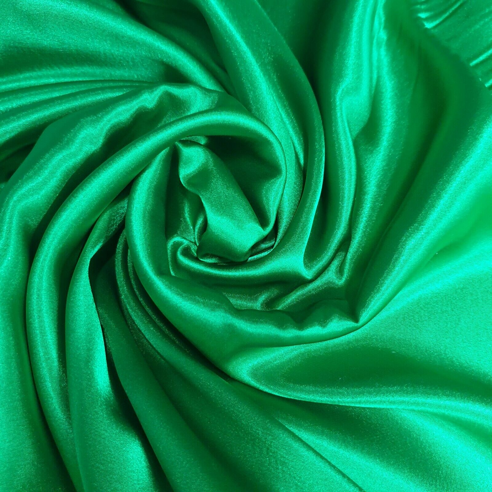 Satin Charmeuse Glossy Silky Polyester Fabric – 44