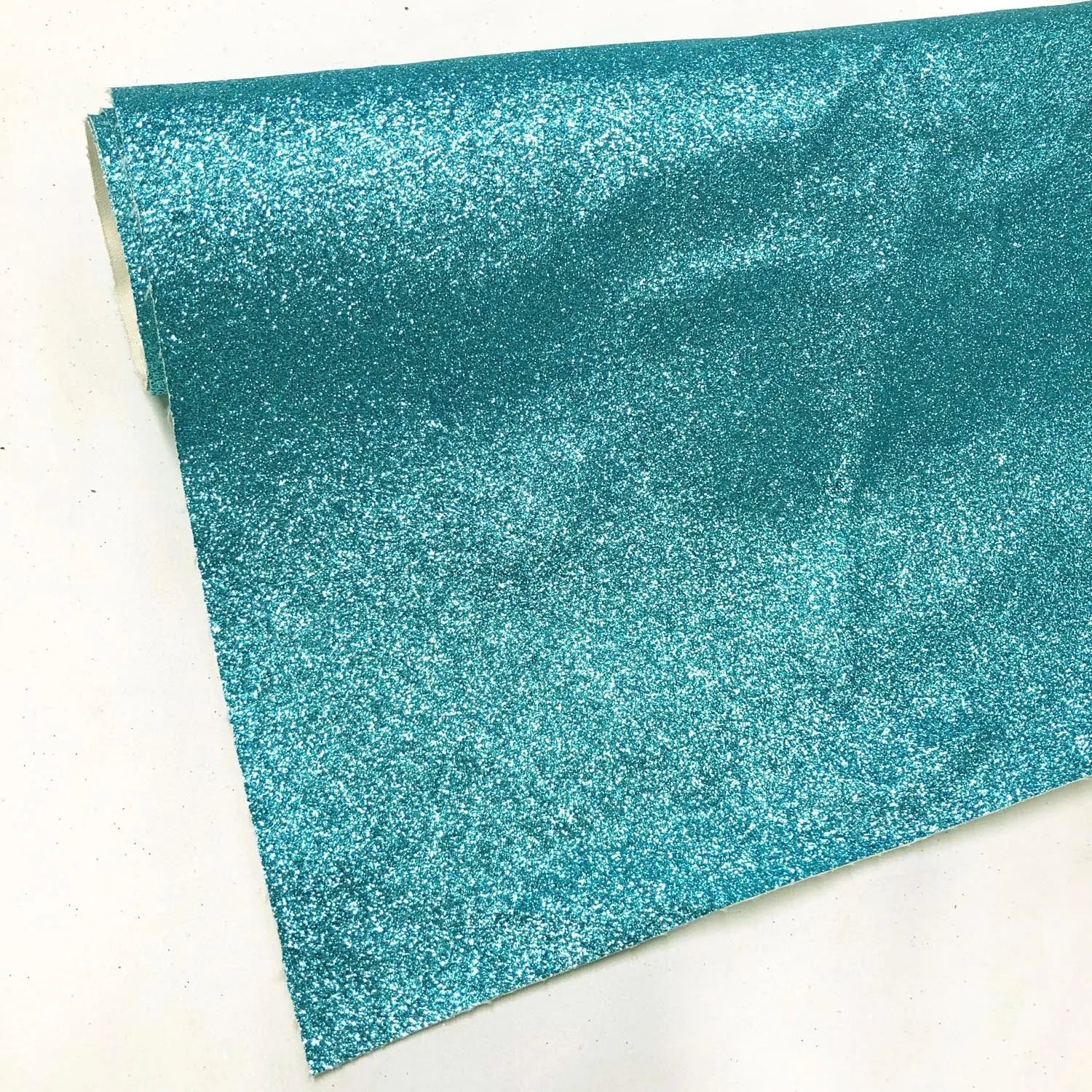 Fine Glitter PU Backed Fabric | Sparkle Leatherette 55