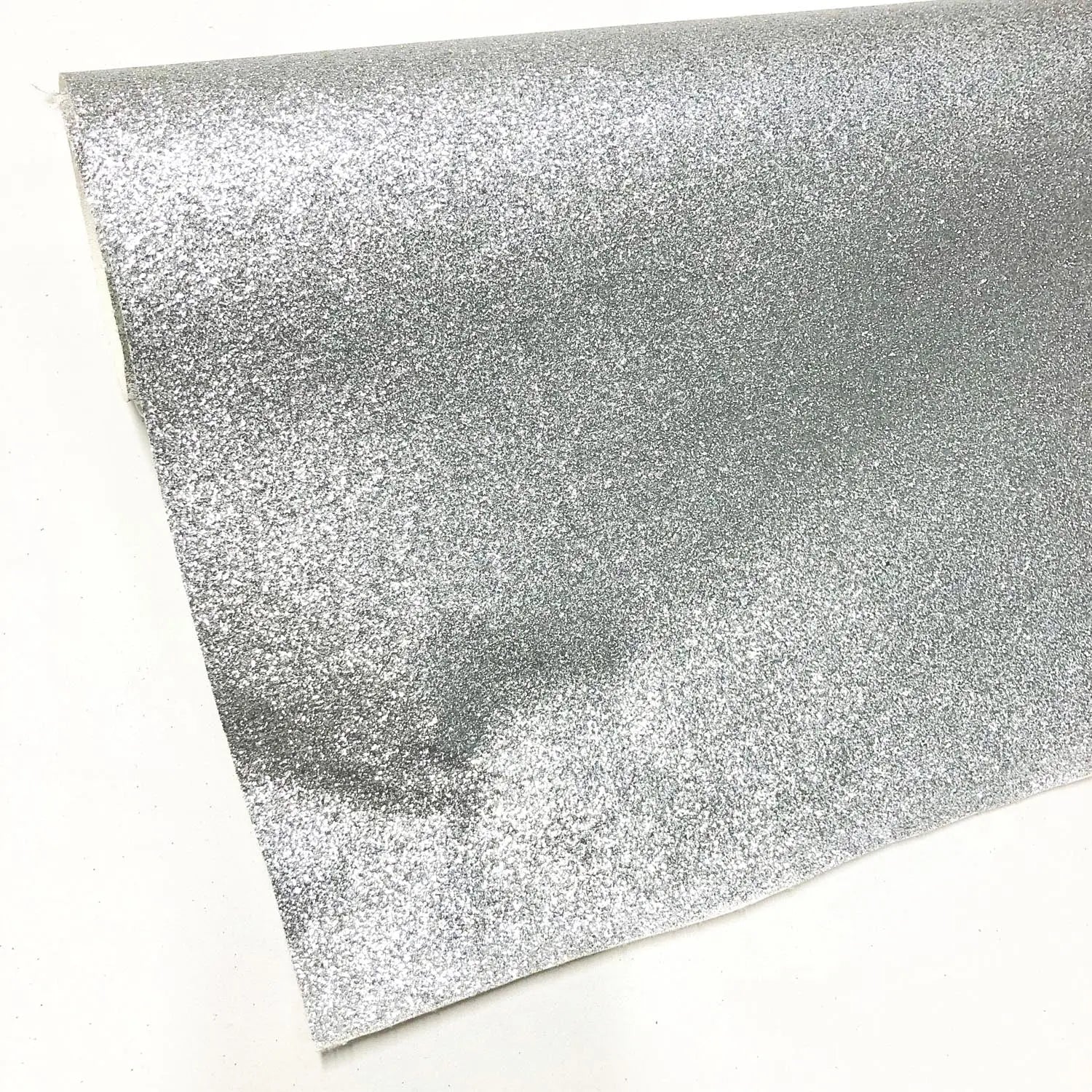 Fine Glitter PU Backed Fabric | Sparkle Leatherette 55" (140cm) Wide – Sold by the Meter