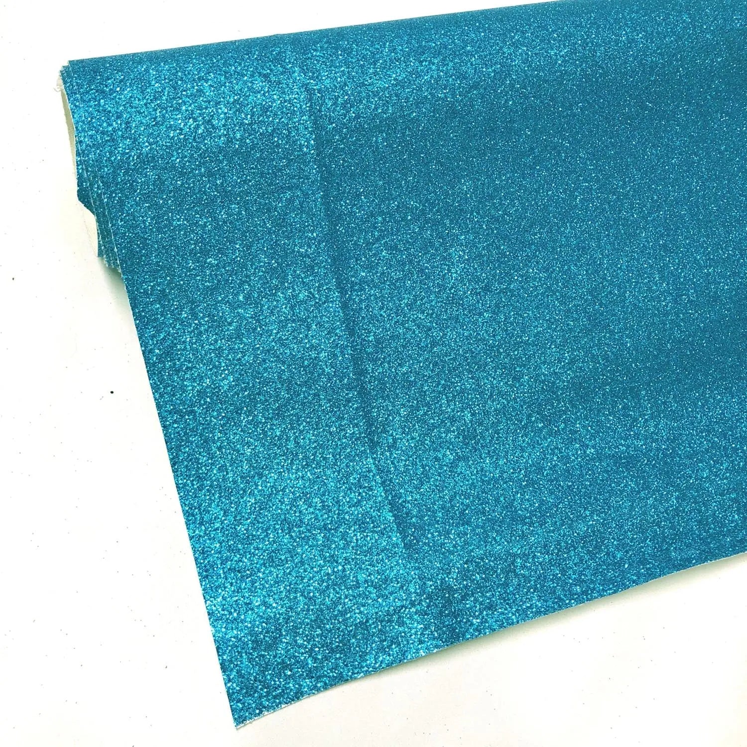 Fine Glitter PU Backed Fabric | Sparkle Leatherette 55