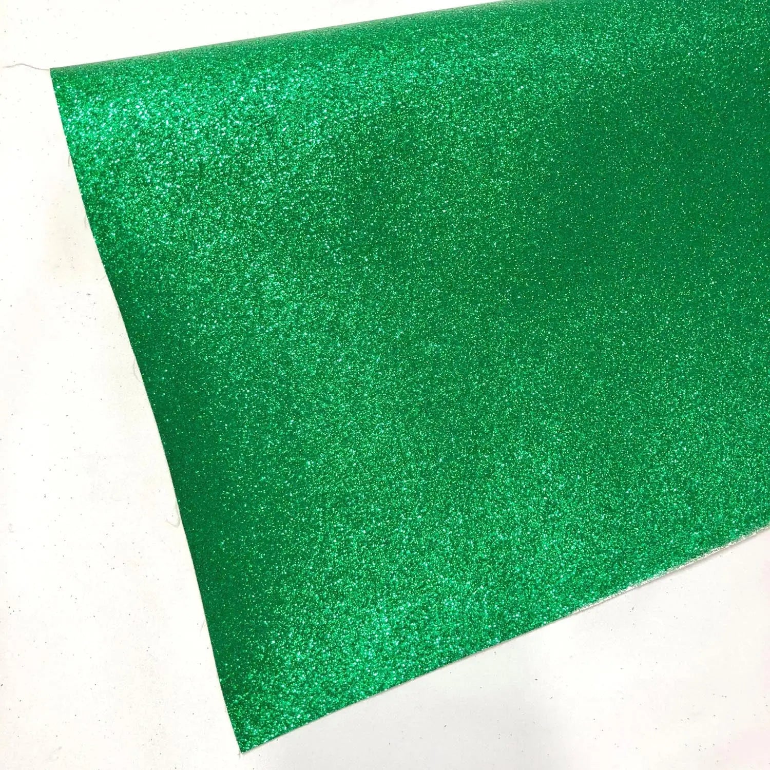 Fine Glitter PU Backed Fabric | Sparkle Leatherette 55
