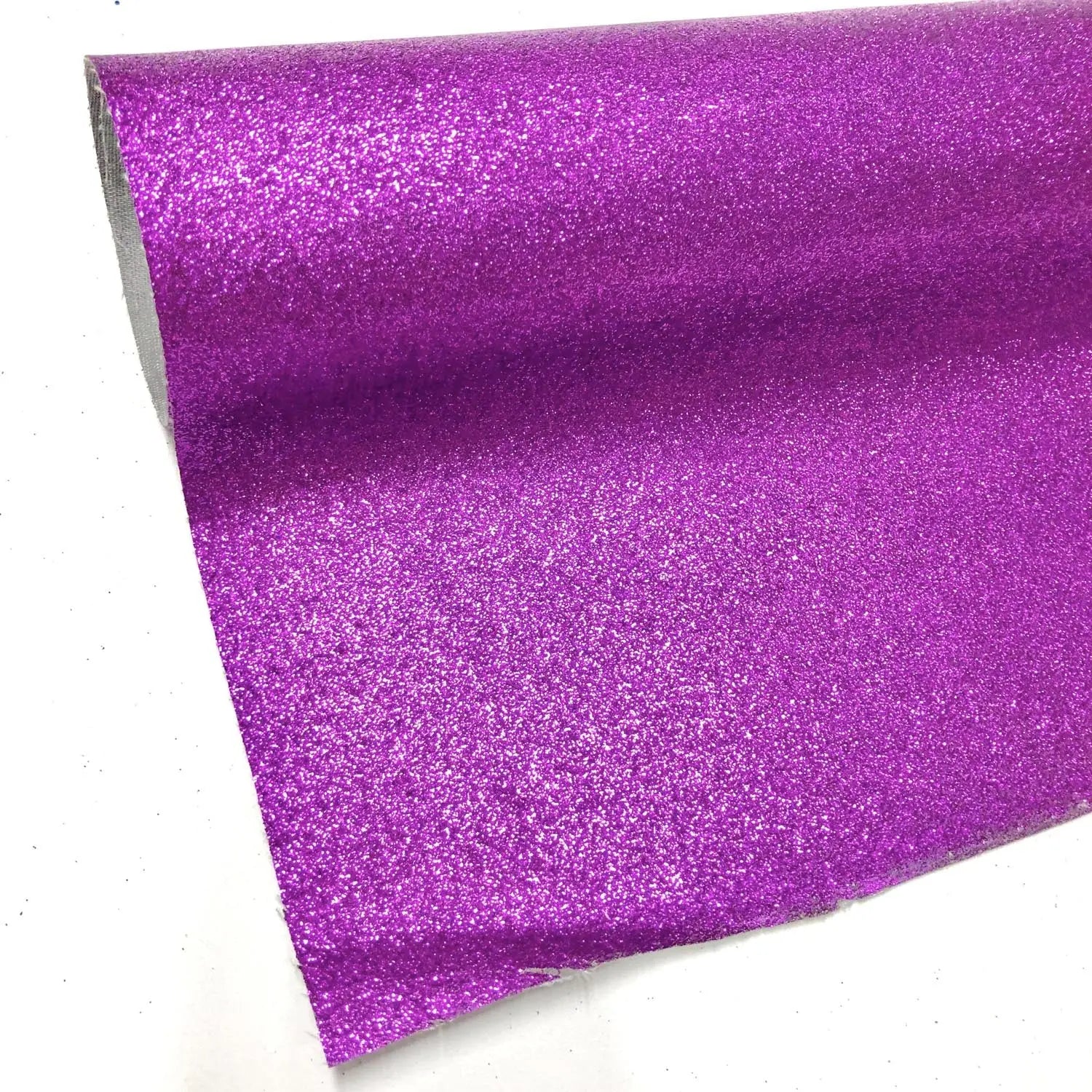 Fine Glitter PU Backed Fabric | Sparkle Leatherette 55