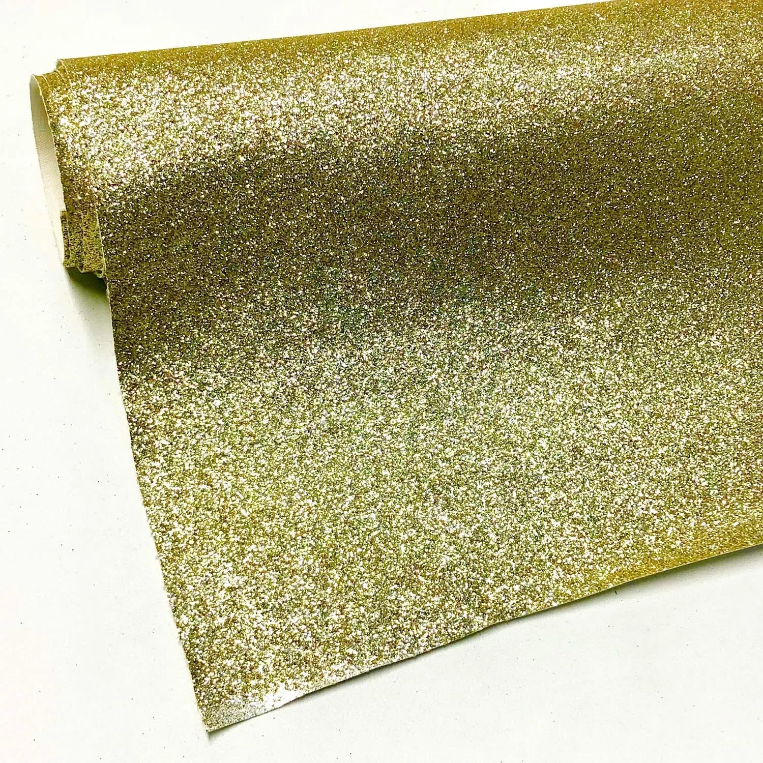 Fine Glitter PU Backed Fabric | Sparkle Leatherette 55
