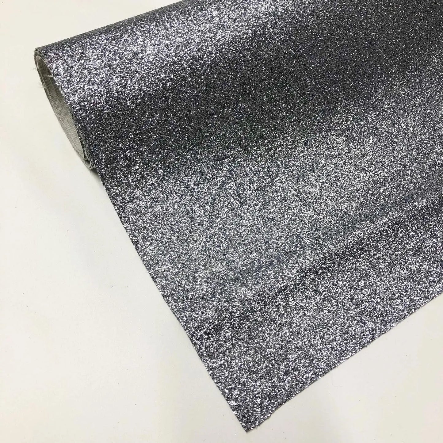 Fine Glitter PU Backed Fabric | Sparkle Leatherette 55" (140cm) Wide – Sold by the Meter