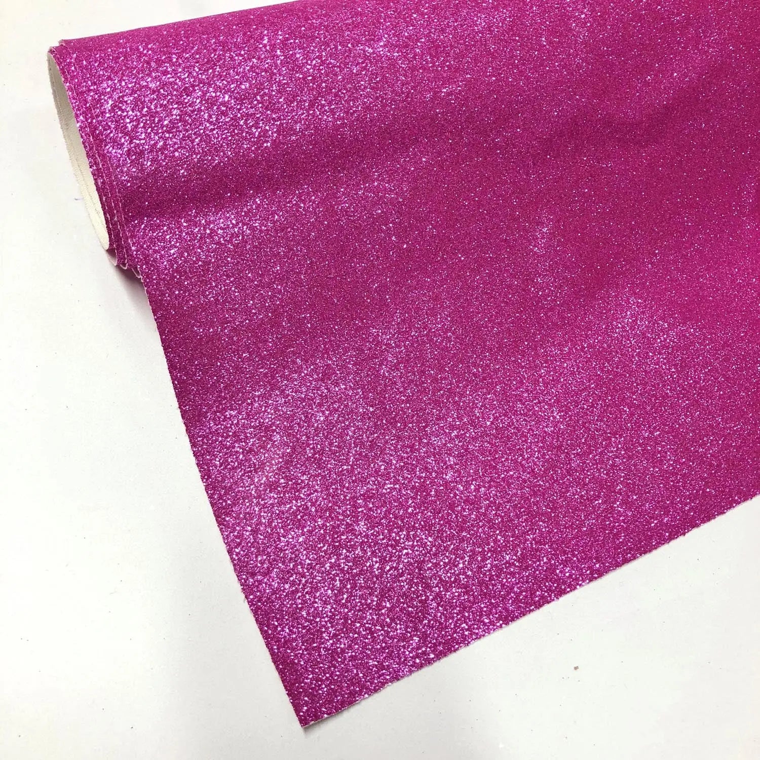 Fine Glitter PU Backed Fabric | Sparkle Leatherette 55