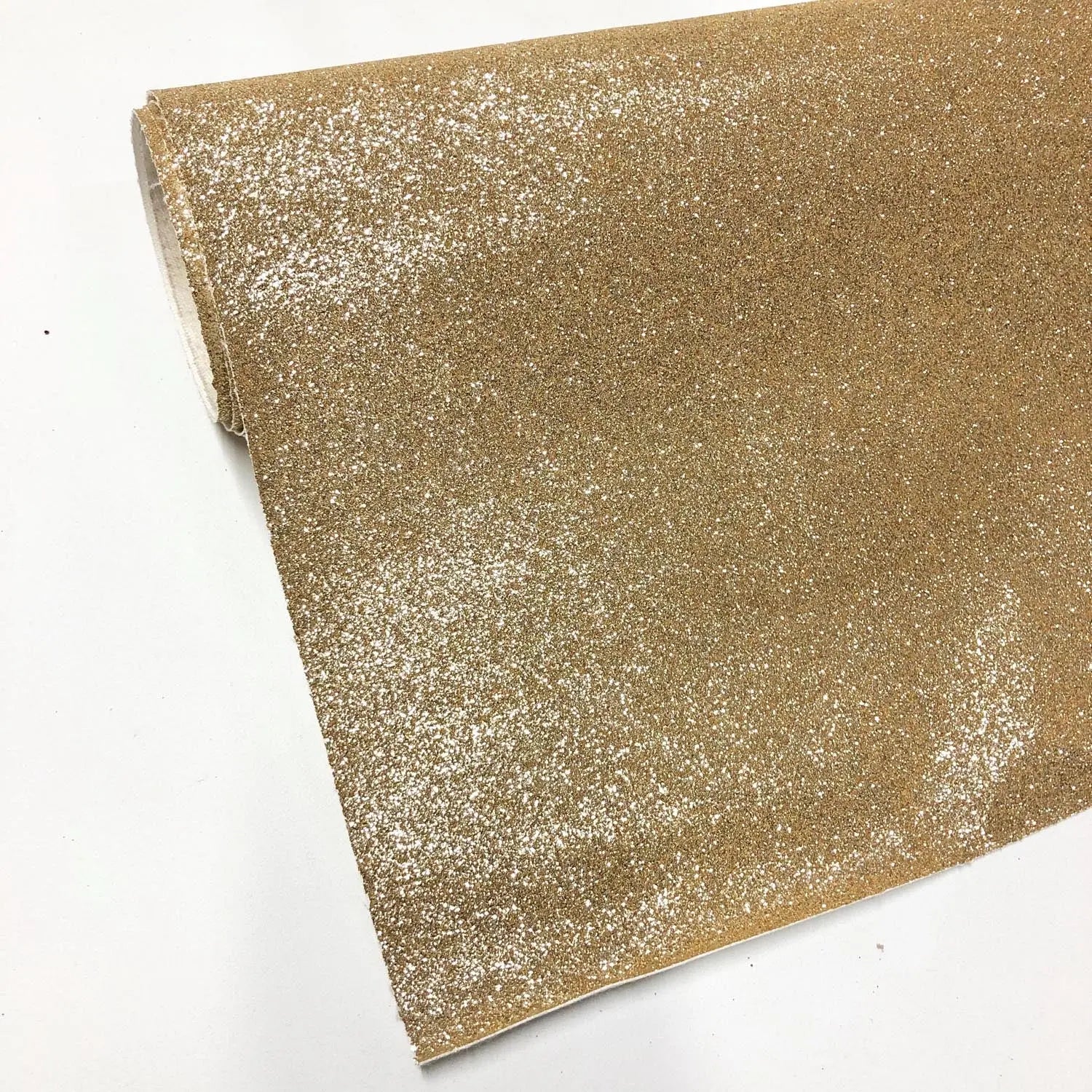 Fine Glitter PU Backed Fabric | Sparkle Leatherette 55