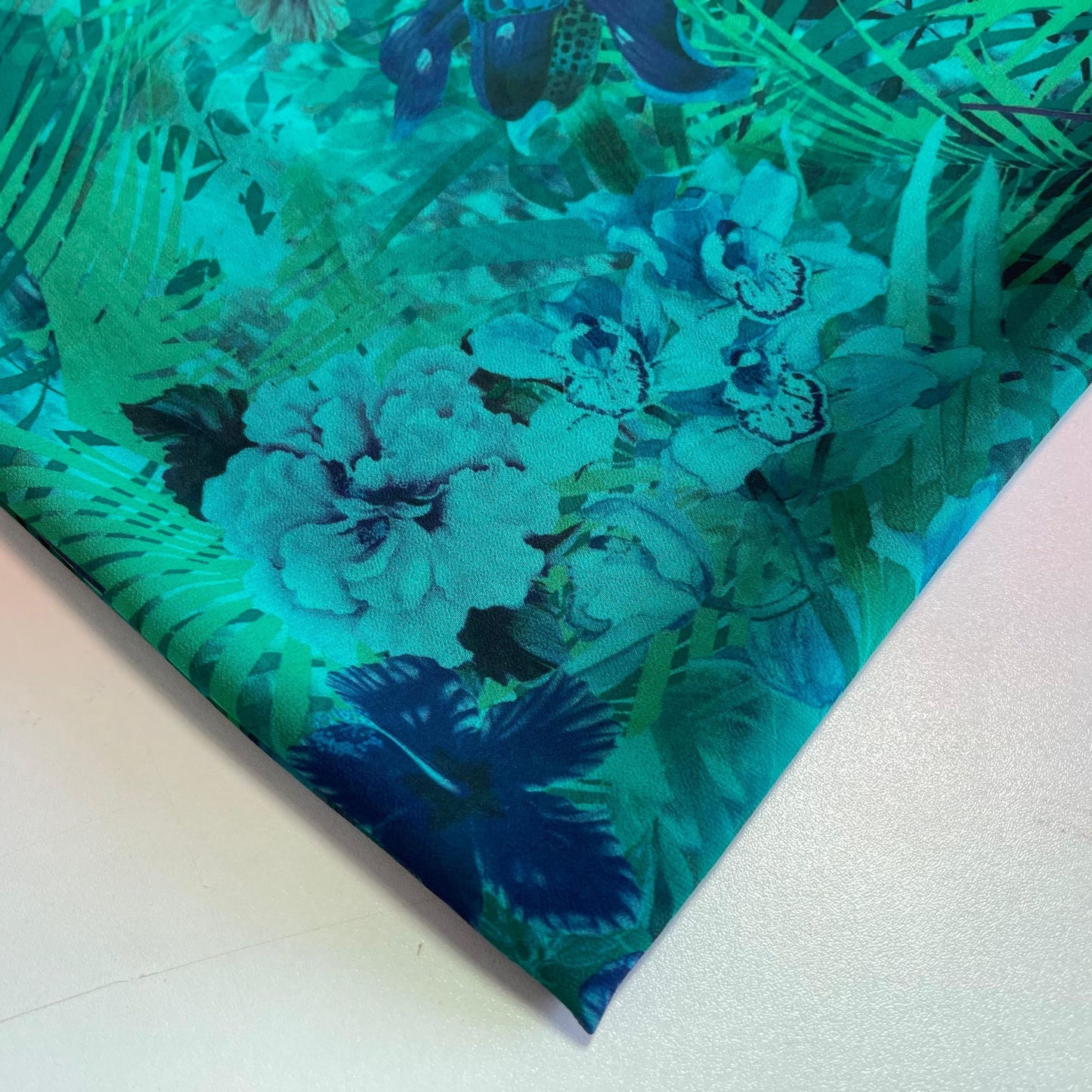 Floral Printed Polyester Georgette and Sheer Chiffon Fabric – Summer Dress Material