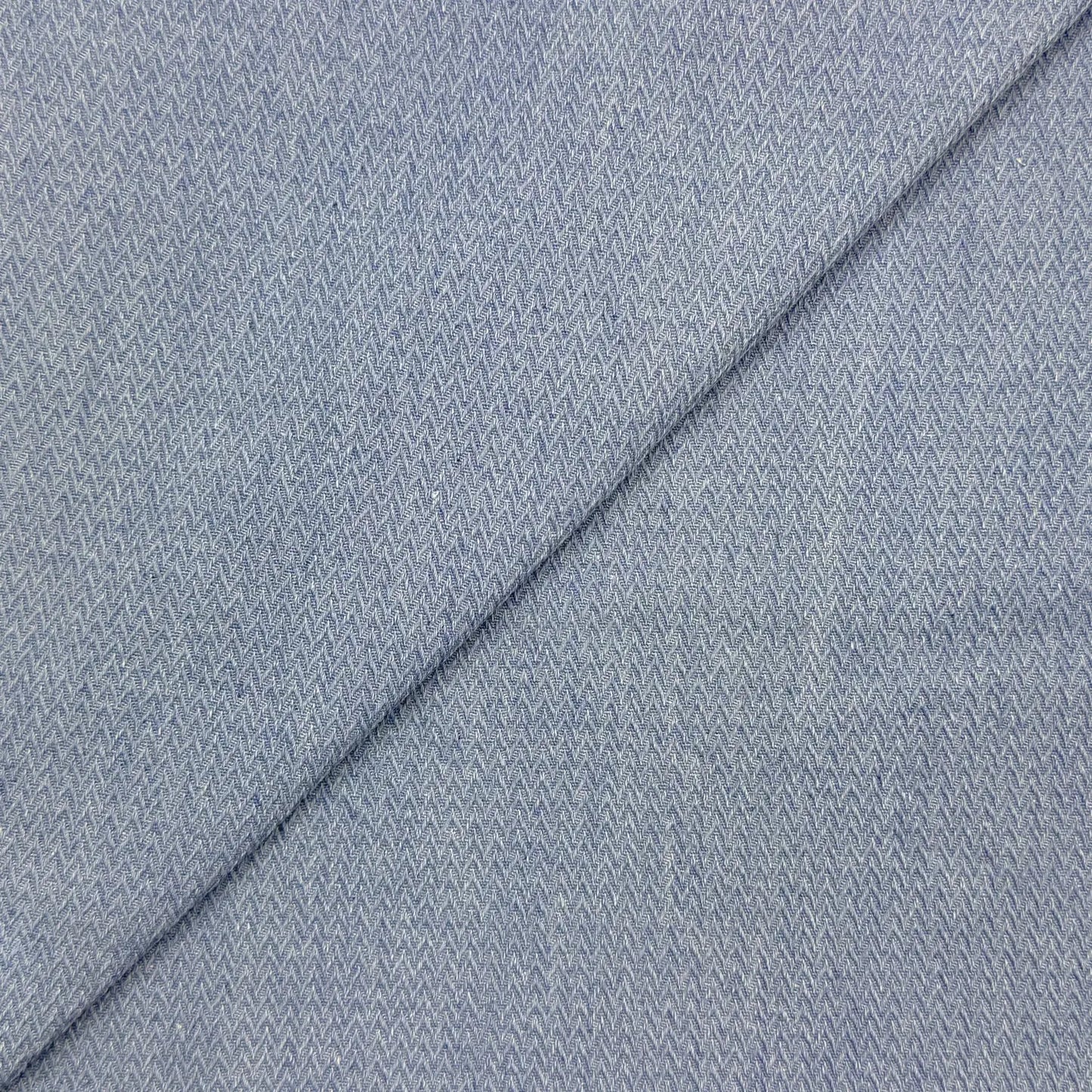 Herringbone Jacquard Denim Fabric | Heavyweight 100% Cotton 330gsm 67" (170cm) Wide – Sold by the Meter