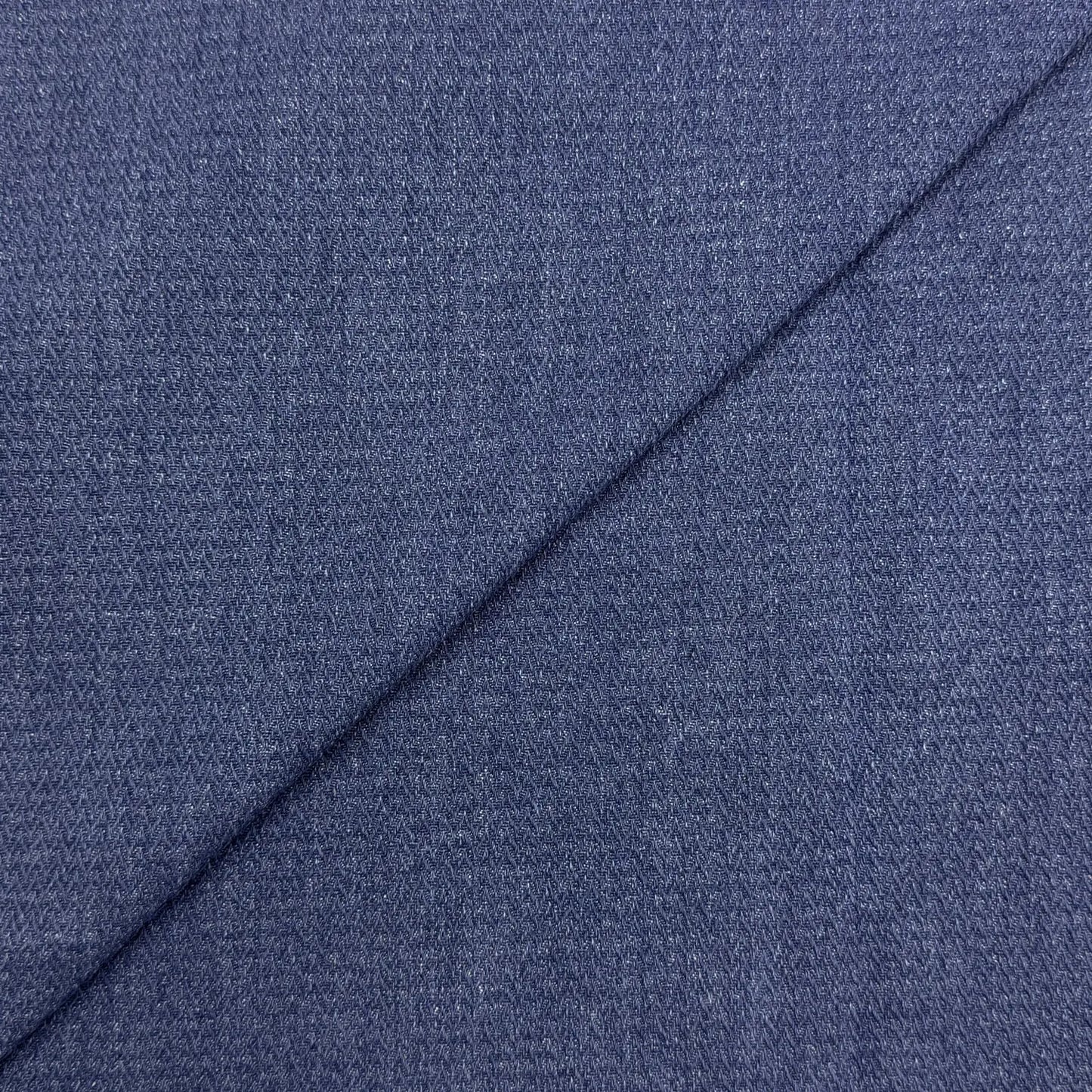 Herringbone Jacquard Denim Fabric | Heavyweight 100% Cotton 330gsm 67" (170cm) Wide – Sold by the Meter