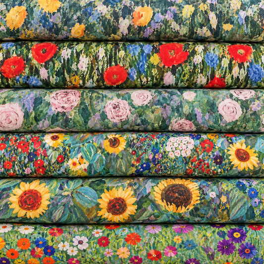 Gustav Klimt's Water Repellent Outdoor Fabric | 59" (150cm) Wide 270gsm UV Resistant PU Coated – Sold by the Meter