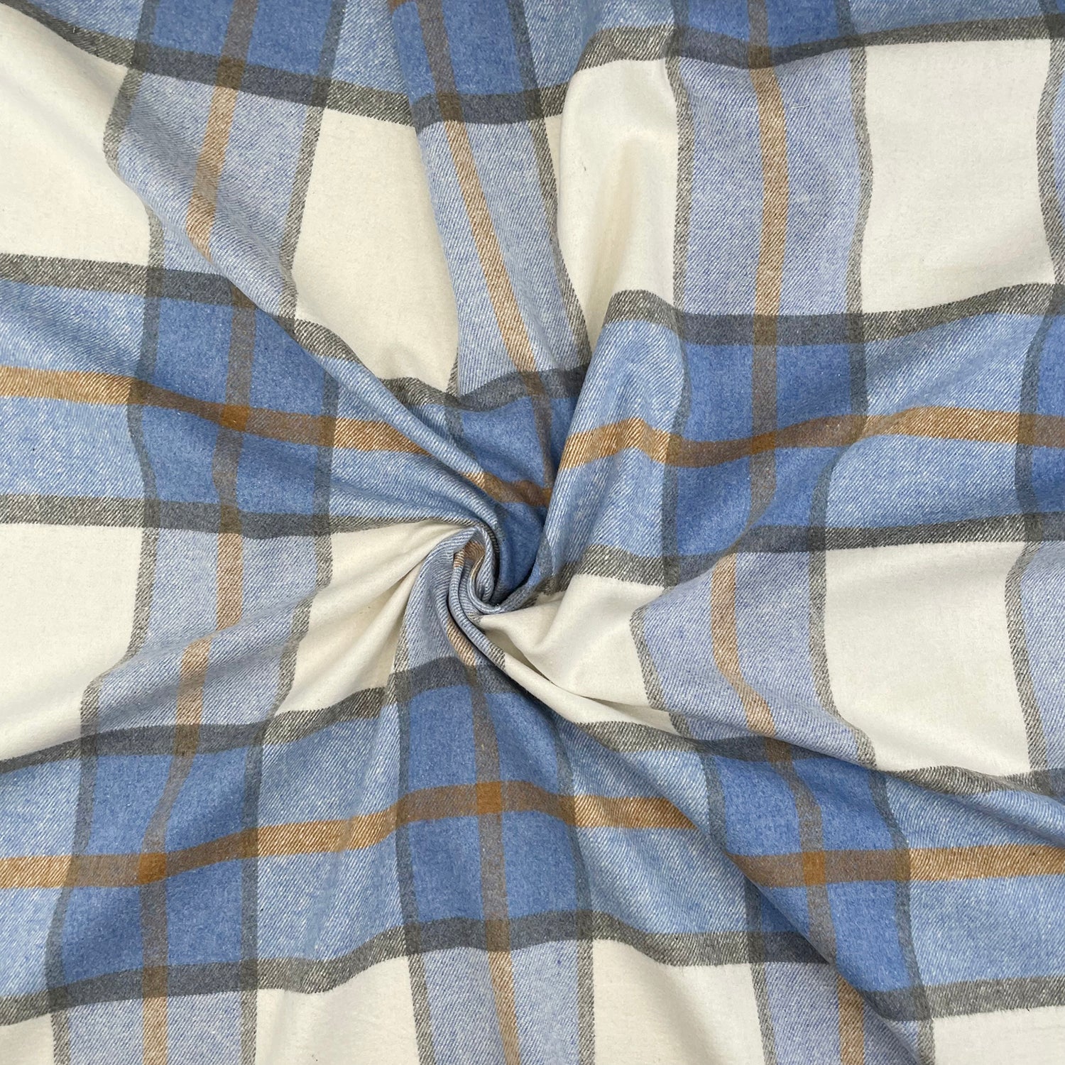 Soft Handle Wool Effect Brushed Tartan Fabric | Heavy 290gsm 60