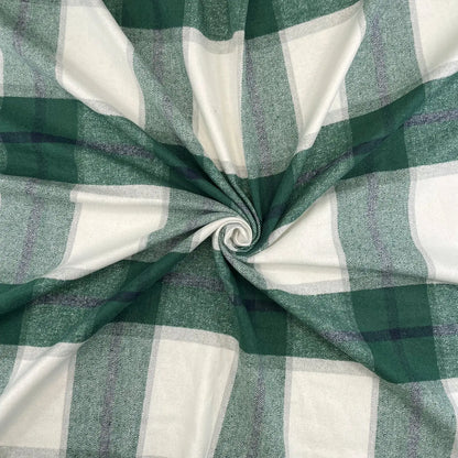 Soft Handle Wool Effect Brushed Tartan Fabric | Heavy 290gsm 60" (150cm) Wide Polyester Tartan – Sold by the Meter