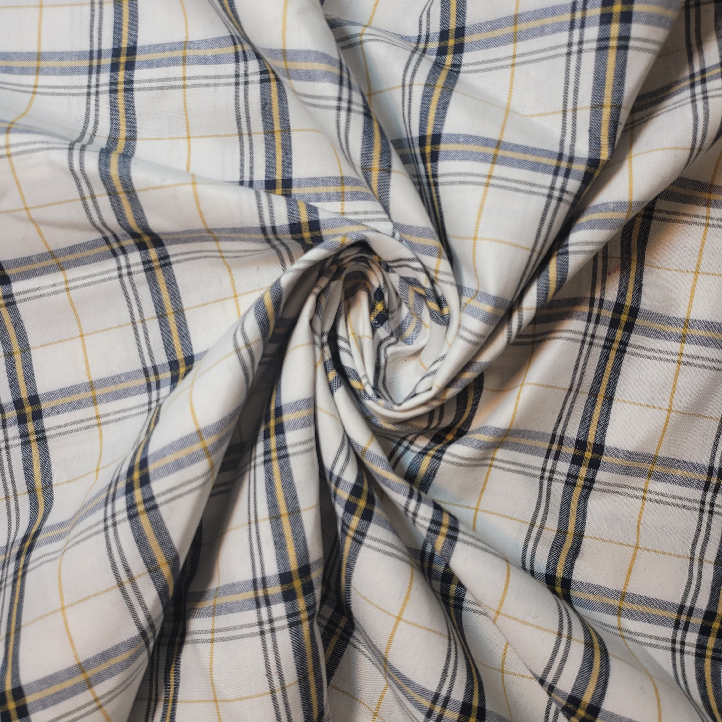 100% Cotton Tartan & Check Plaid Fabric | 58