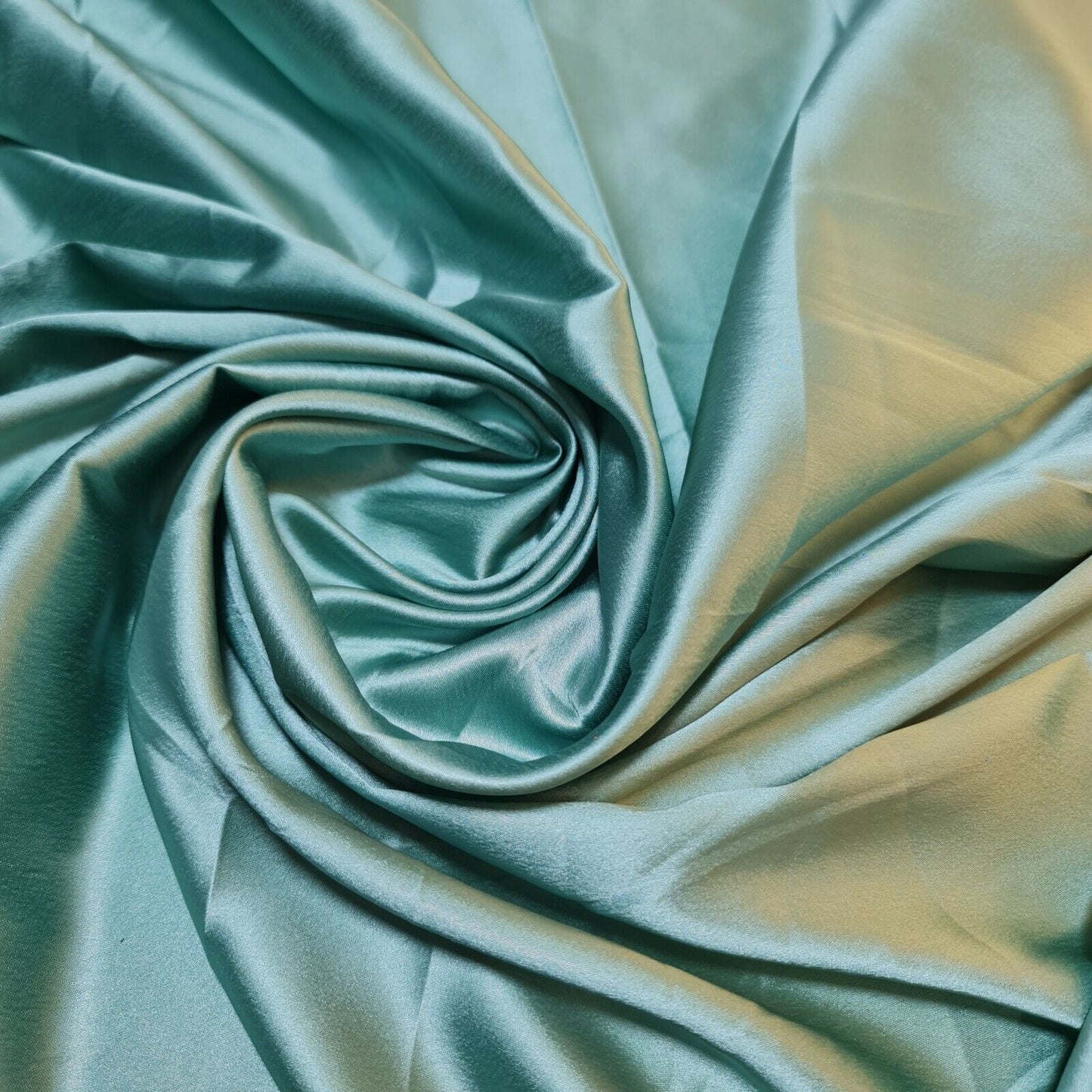 Satin Charmeuse Glossy Silky Polyester Fabric – 44" Wide – Bridal Dress, Craft & Event Material – 23m Bolt/Roll