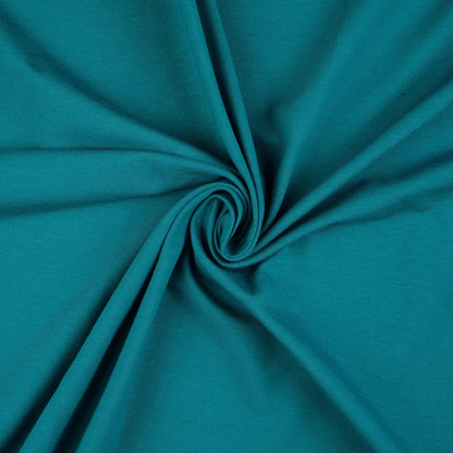 Plain Cotton Jersey Fabric | 95% Cotton 5% Elastane 220gsm 59" (150cm) Wide OEKO-TEX – Sold by the Meter