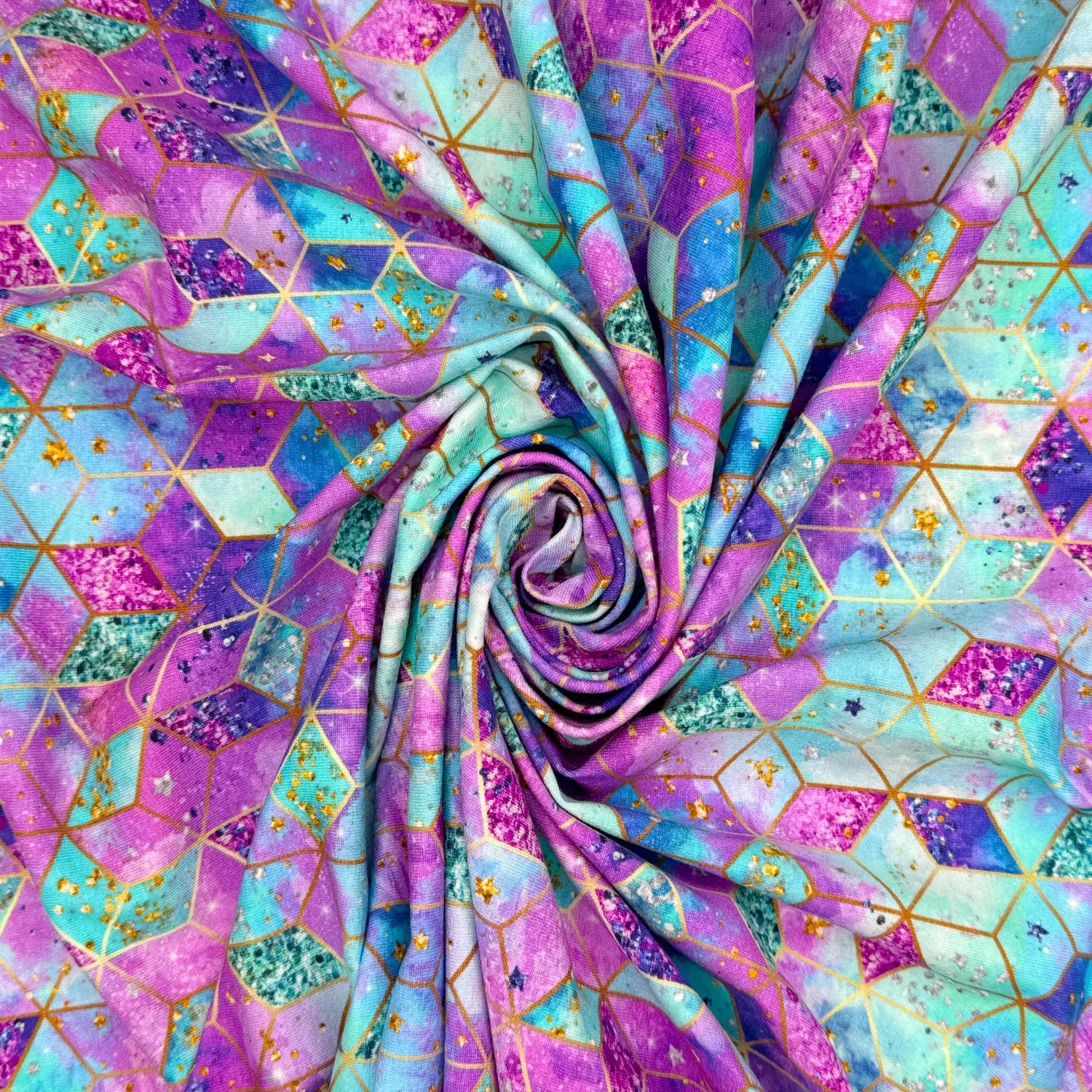 Digitally Printed Cotton Jersey Fabric | Soft Stretch Jersey 60