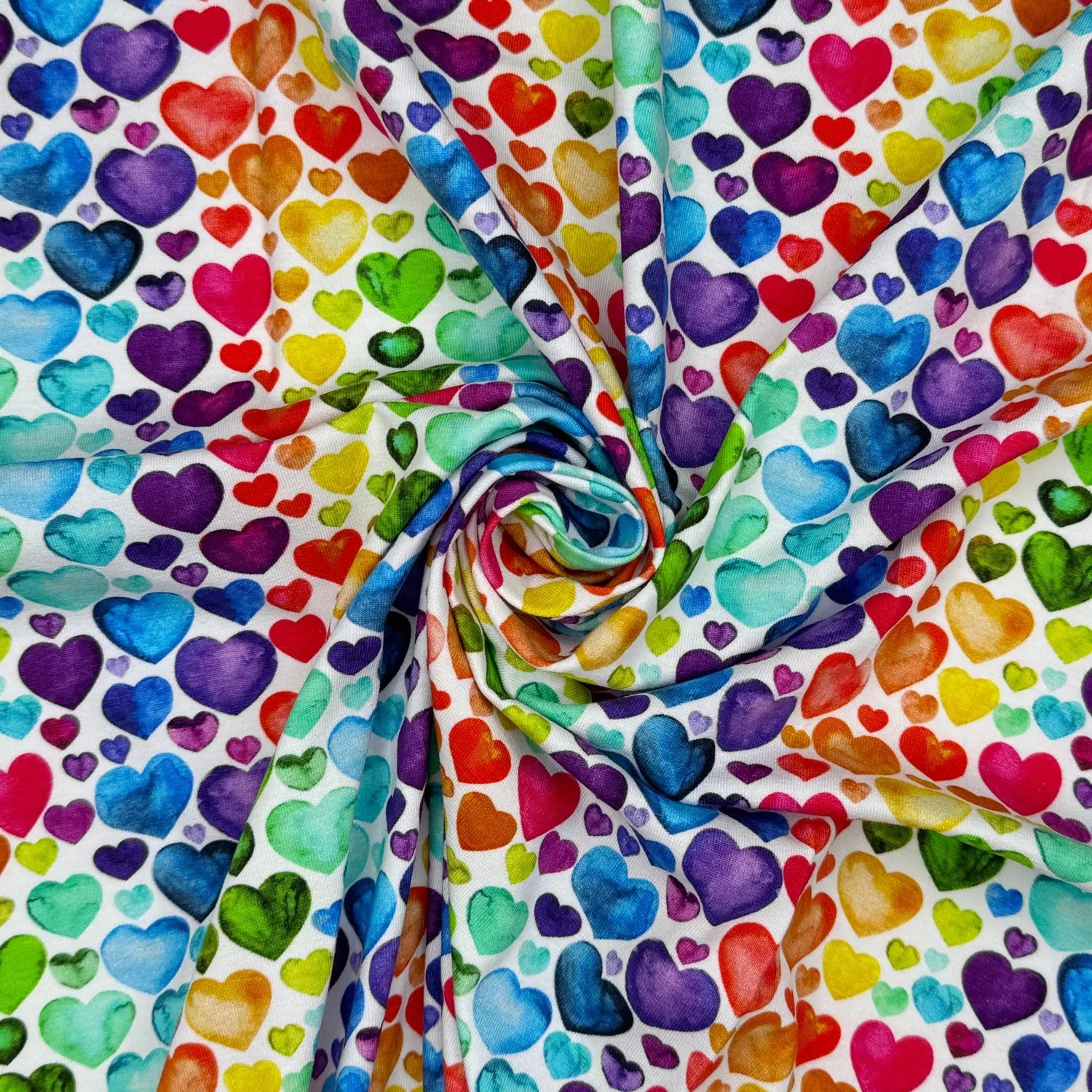 Digitally Printed Cotton Jersey Fabric | Soft Stretch Jersey 60" (150cm) Wide Dressmaking & Activewear Fabric – Sold by the Meter