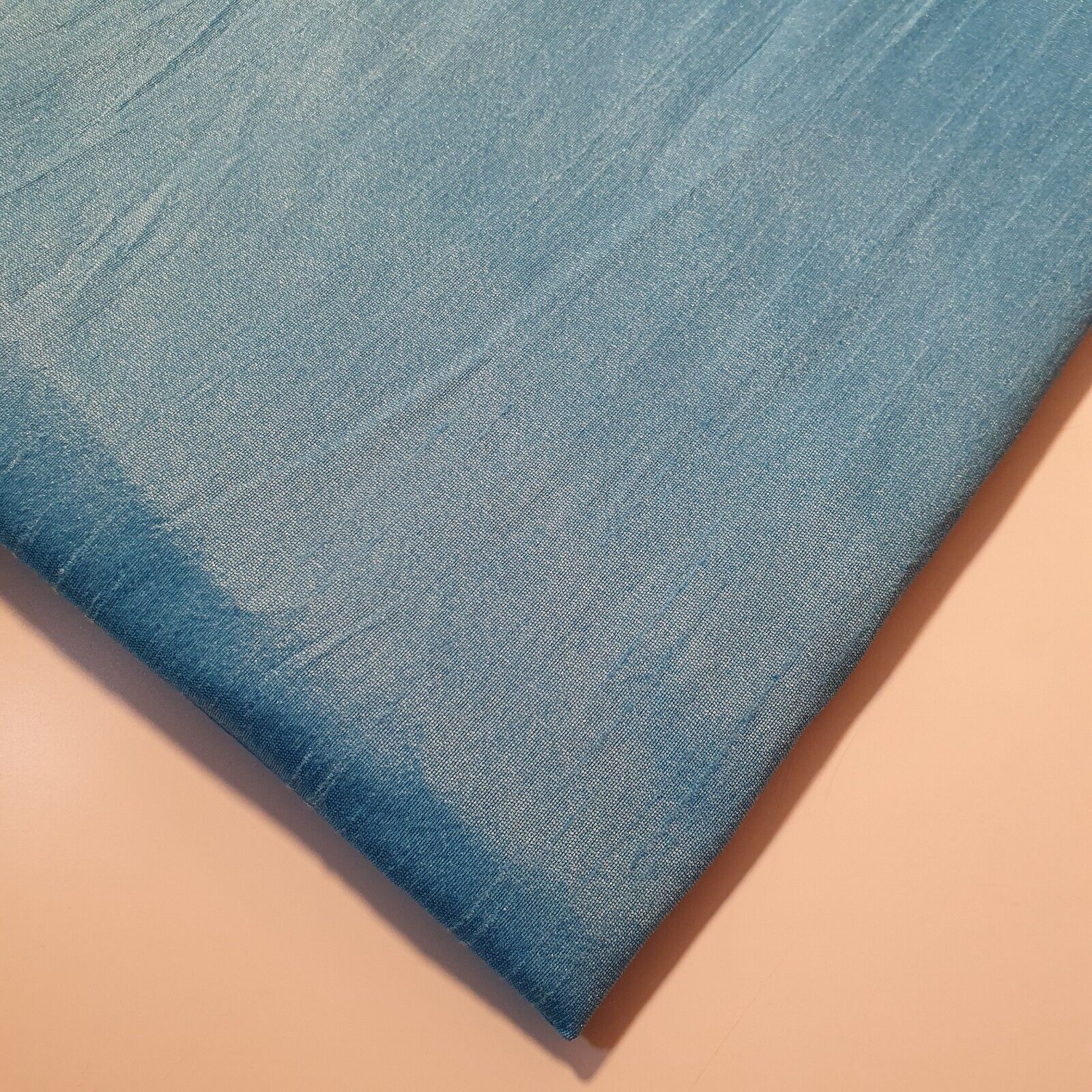 Plain Slub Faux Dupion Raw Silk Fabric – 100% Polyester – 44
