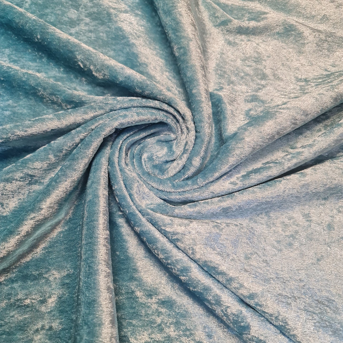 Crushed Velvet Stretch Velour Fabric – 58" Wide Plain Solid Colours Premium Material for Dresses, Crafts Projects