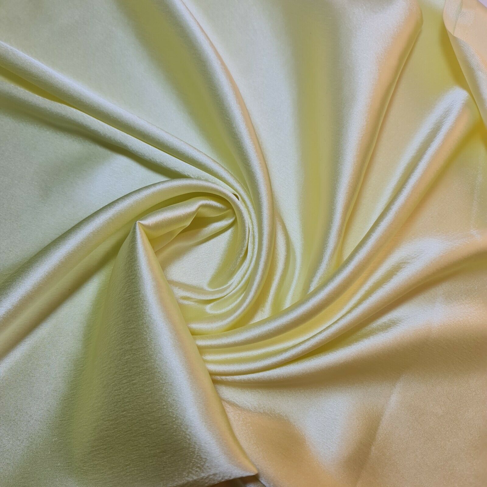 Satin Charmeuse Glossy Silky Polyester Fabric – 44