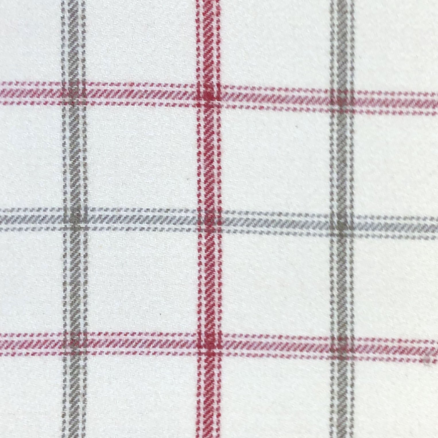 Luxury Weight Wool Effect English Check Fabric | Heavy 380gsm Upholstery & Coat Fabric 55