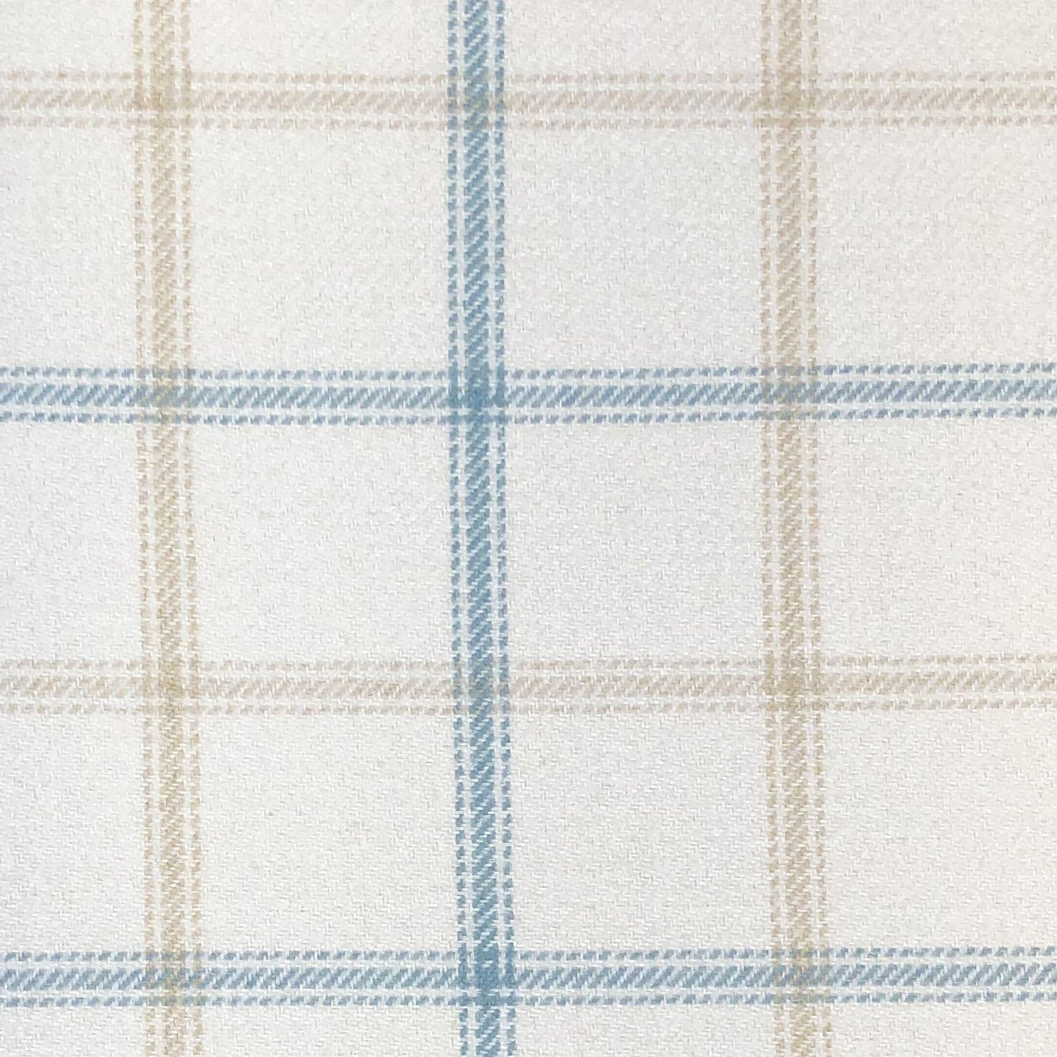 Luxury Weight Wool Effect English Check Fabric | Heavy 380gsm Upholstery & Coat Fabric 55