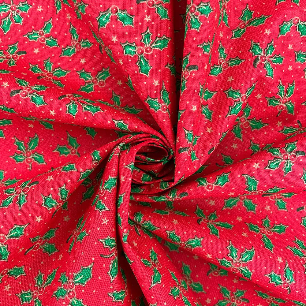 Christmas 100% Cotton Craft Fabric | 150gsm 55" (140cm) Wide OEKO-TEX® Standard 100 Certified – Sold by the Meter