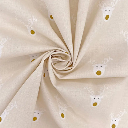 Christmas 100% Cotton Craft Fabric | 150gsm 55" (140cm) Wide OEKO-TEX® Standard 100 Certified – Sold by the Meter