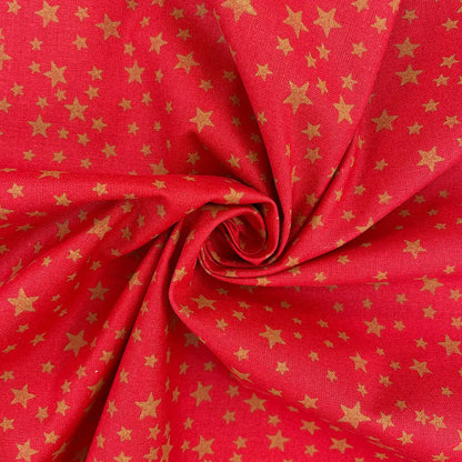 Christmas 100% Cotton Craft Fabric | 150gsm 55" (140cm) Wide OEKO-TEX® Standard 100 Certified – Sold by the Meter
