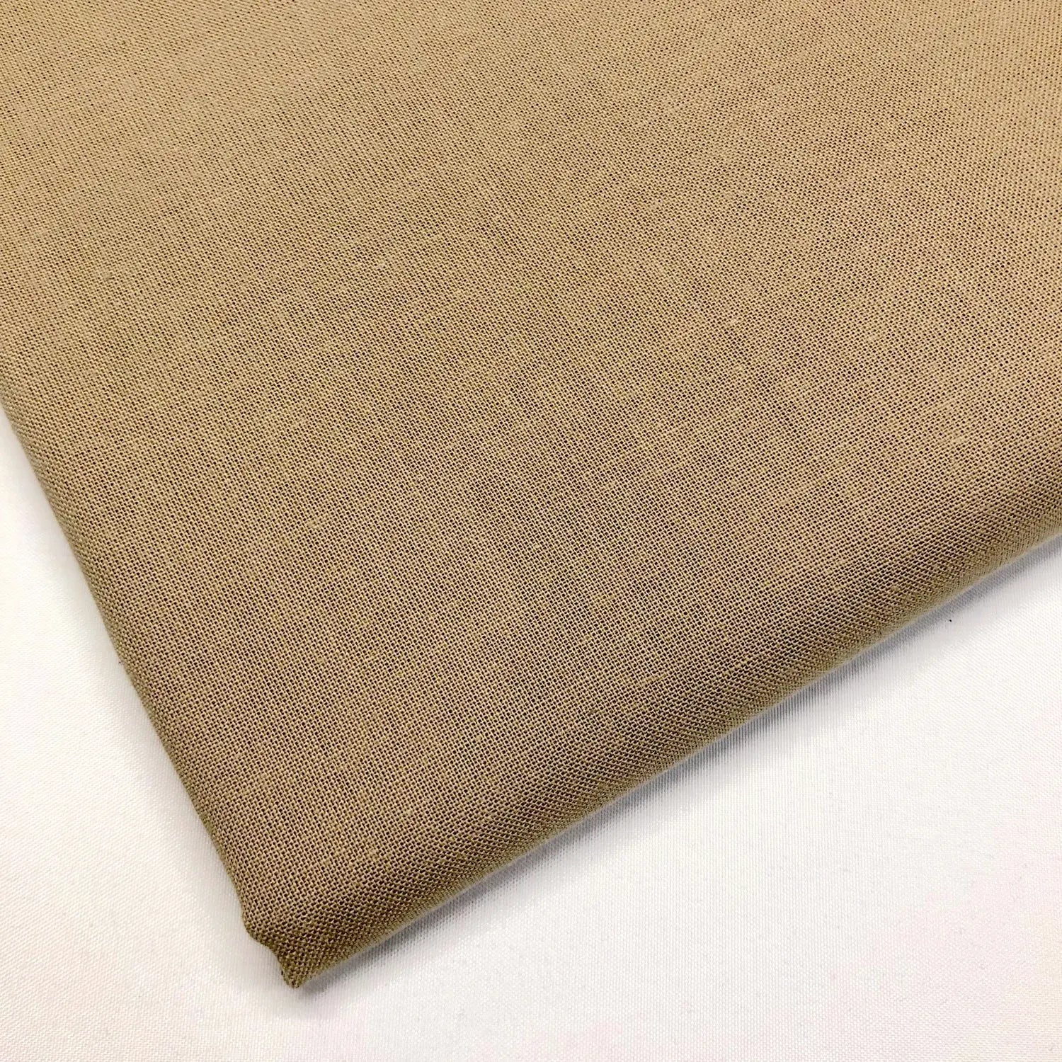 100% Cotton Plain  Lifestyle Cotton Fabric | Lightweight OEKO-TEX Cotton 52" (132cm) Wide – Sold by the Meter