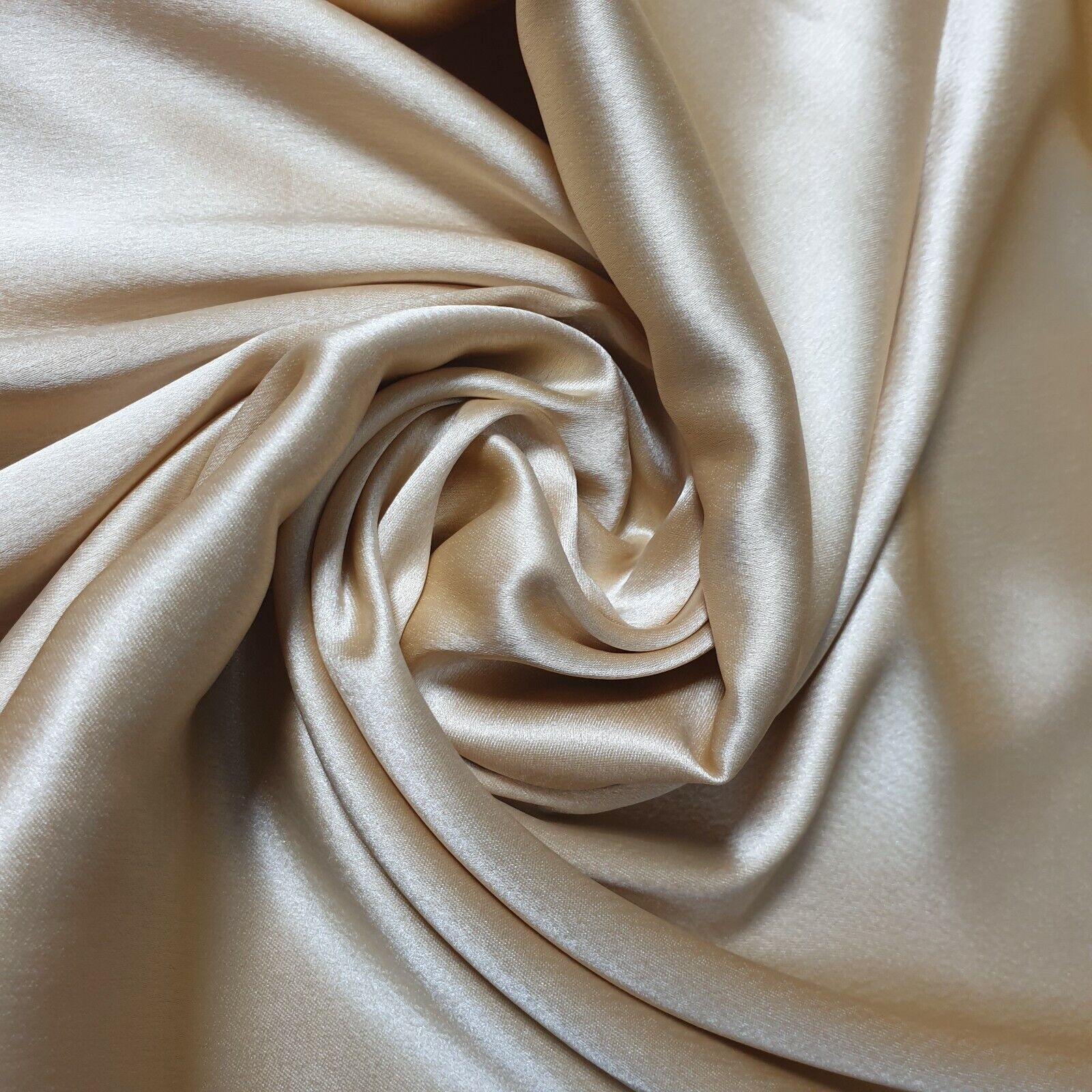 Satin Charmeuse Glossy Silky Polyester Fabric – 44