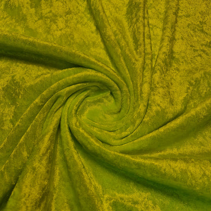 Crushed Velvet Stretch Velour Fabric – 58" Wide Plain Solid Colours Premium Material for Dresses, Crafts Projects