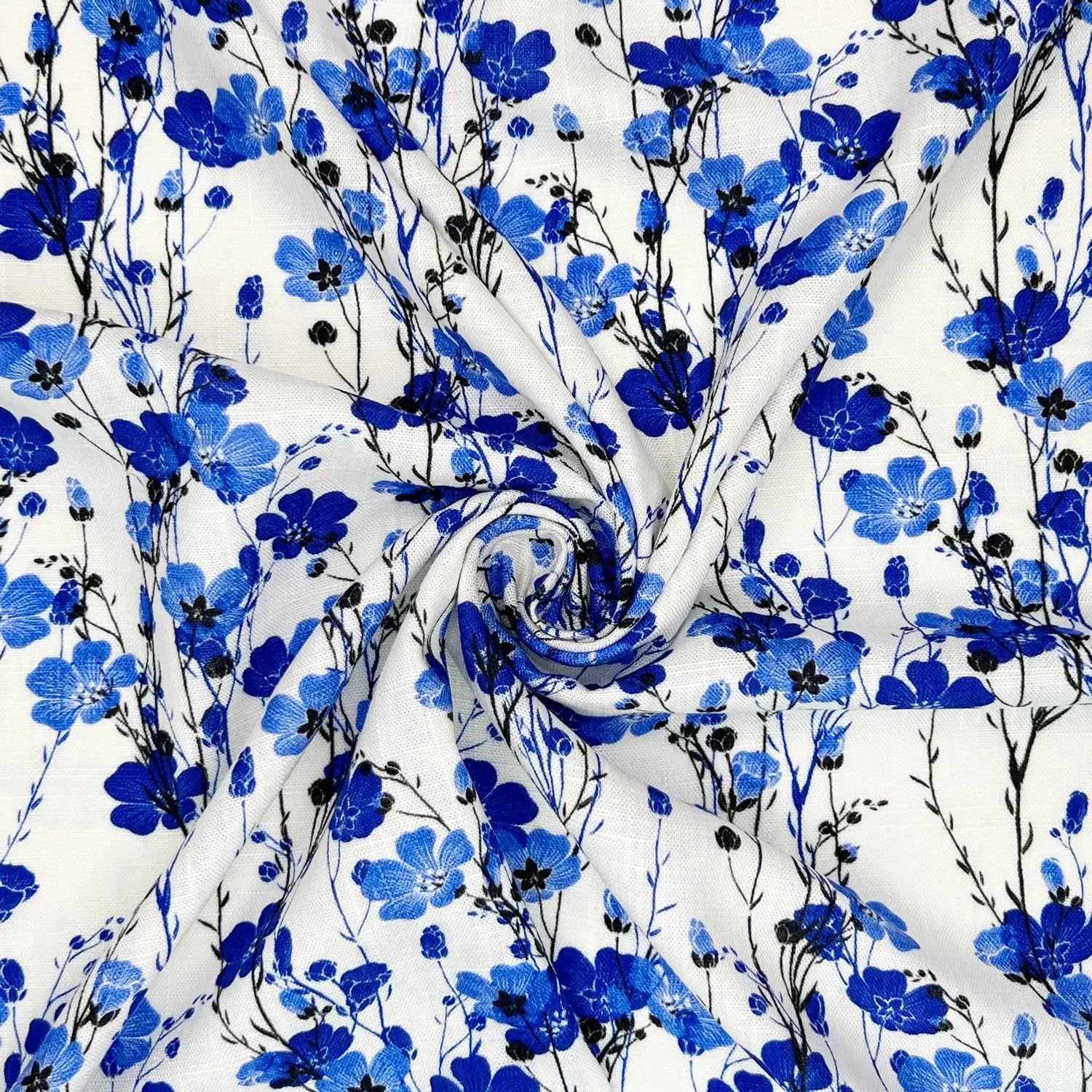 30% Linen 70% Viscose Fabric – Soft Linen-Viscose Dress Fabric 55" (142cm) Wide – 10M Folded