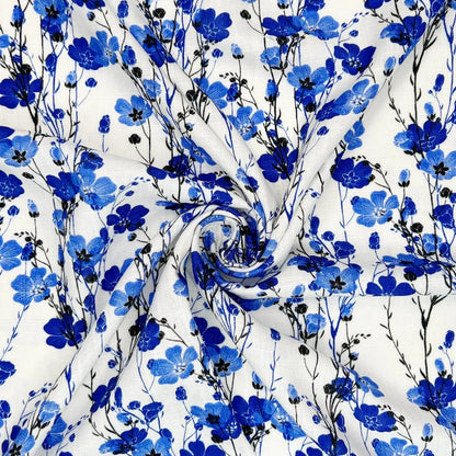 30% Linen 70% Viscose Fabric – Soft Linen-Viscose Dress Fabric 55" (142cm) Wide – 10M Folded