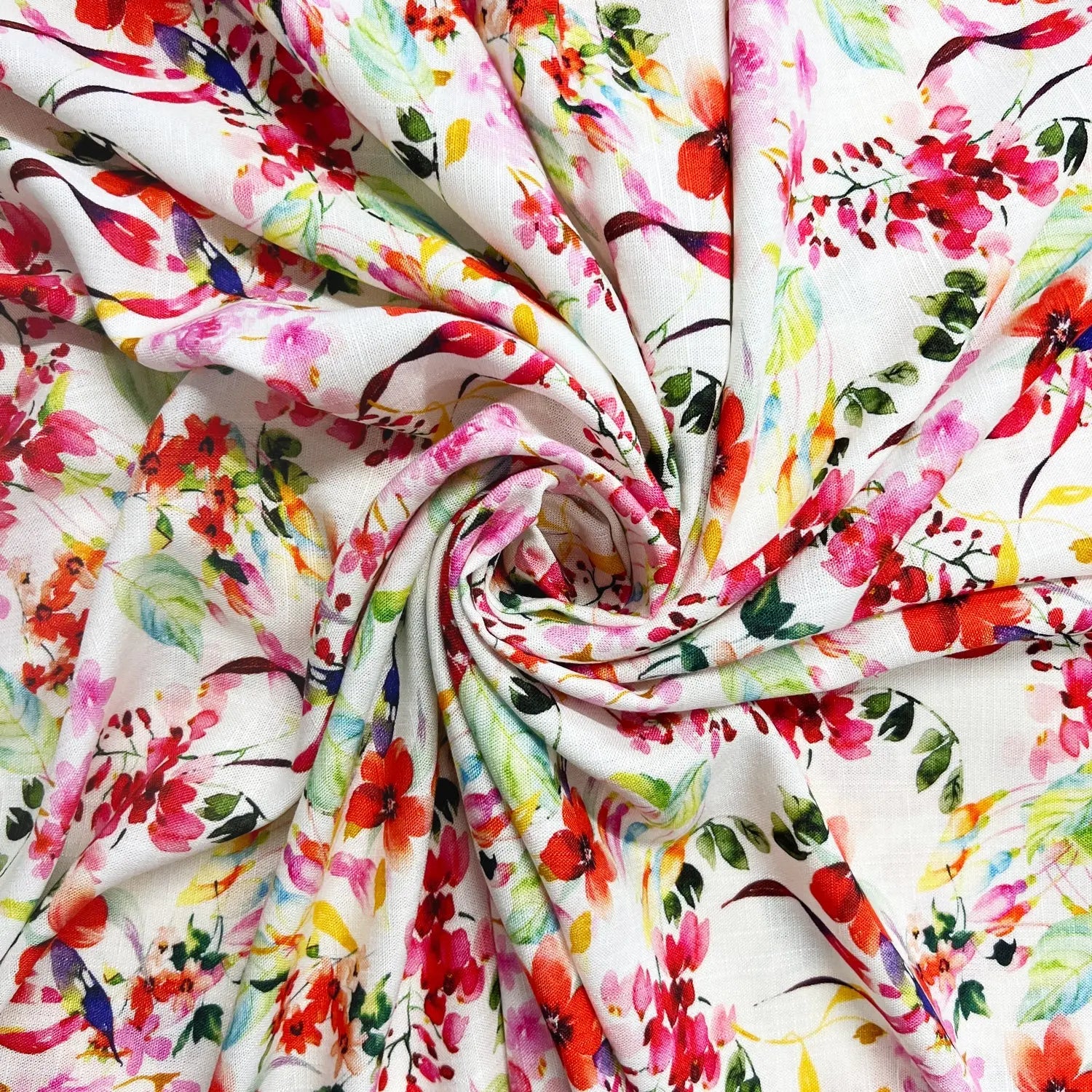 30% Linen 70% Viscose Fabric – Soft Linen-Viscose Dress Fabric 55" (142cm) Wide – 10M Folded