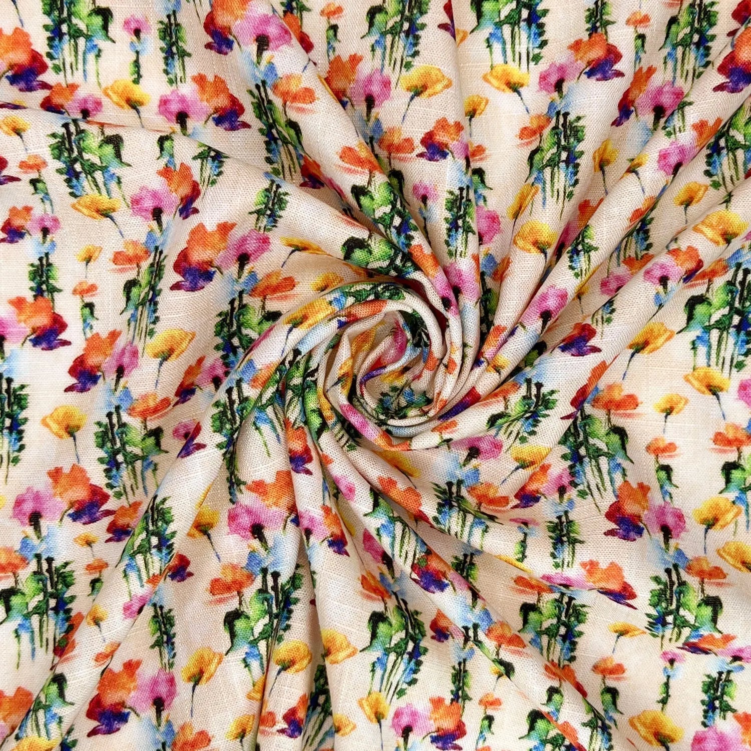 30% Linen 70% Viscose Fabric – Soft Linen-Viscose Dress Fabric 55" (142cm) Wide – 10M Folded