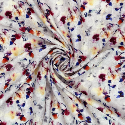 30% Linen 70% Viscose Fabric – Soft Linen-Viscose Dress Fabric 55" (142cm) Wide – 10M Folded
