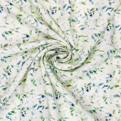 30% Linen 70% Viscose Fabric – Soft Linen-Viscose Dress Fabric 55" (142cm) Wide – 10M Folded