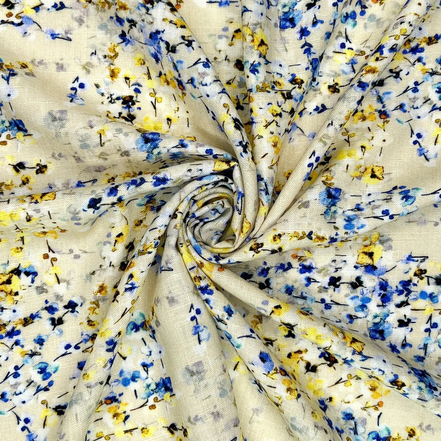 30% Linen 70% Viscose Fabric – Soft Linen-Viscose Dress Fabric 55" (142cm) Wide – 10M Folded