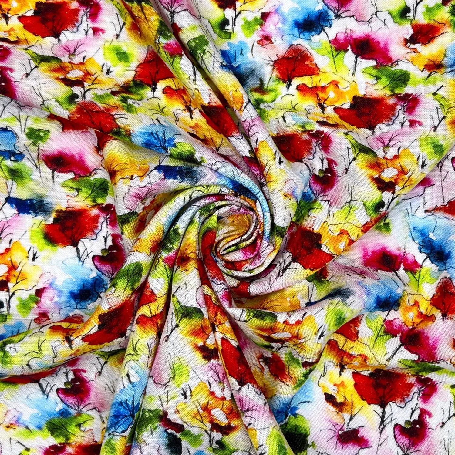 30% Linen 70% Viscose Fabric – Soft Linen-Viscose Dress Fabric 55" (142cm) Wide – 10M Folded