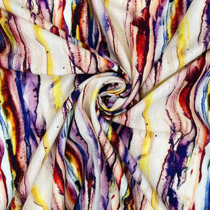 30% Linen 70% Viscose Fabric – Soft Linen-Viscose Dress Fabric 55" (142cm) Wide – 10M Folded
