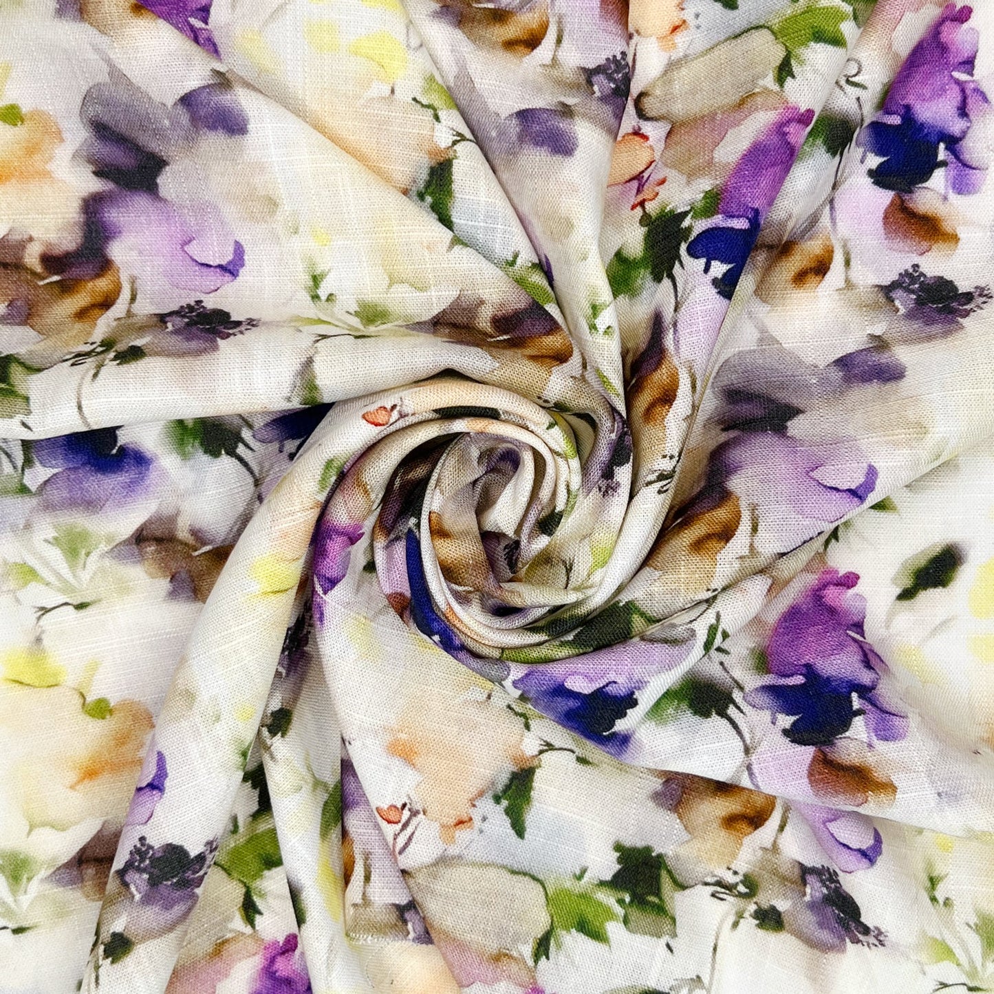 30% Linen 70% Viscose Fabric | Soft Linen-Viscose Dress Fabric 55" (142cm) Wide – Sold by the Meter