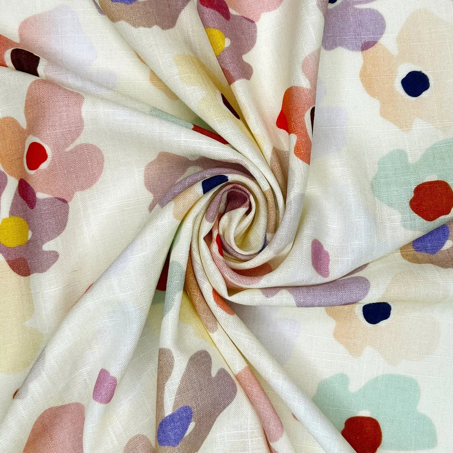 30% Linen 70% Viscose Fabric – Soft Linen-Viscose Dress Fabric 55" (142cm) Wide – 10M Folded