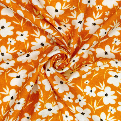 30% Linen 70% Viscose Fabric – Soft Linen-Viscose Dress Fabric 55" (142cm) Wide – 10M Folded
